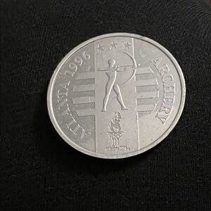 Atlanta 1996 Archery Silver Coin
